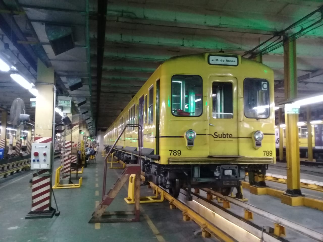 Taller Rancagua, lugar de trabajo de Ramón Acuña - Fuente: Ramón Acuña