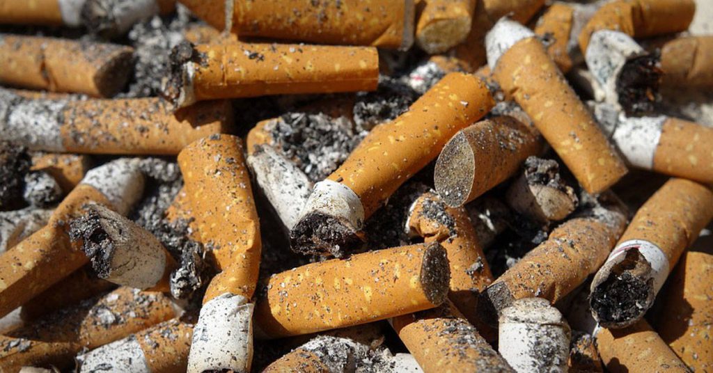 Colillas de cigarrillo, el contaminante más dañino. Foto: archivo.