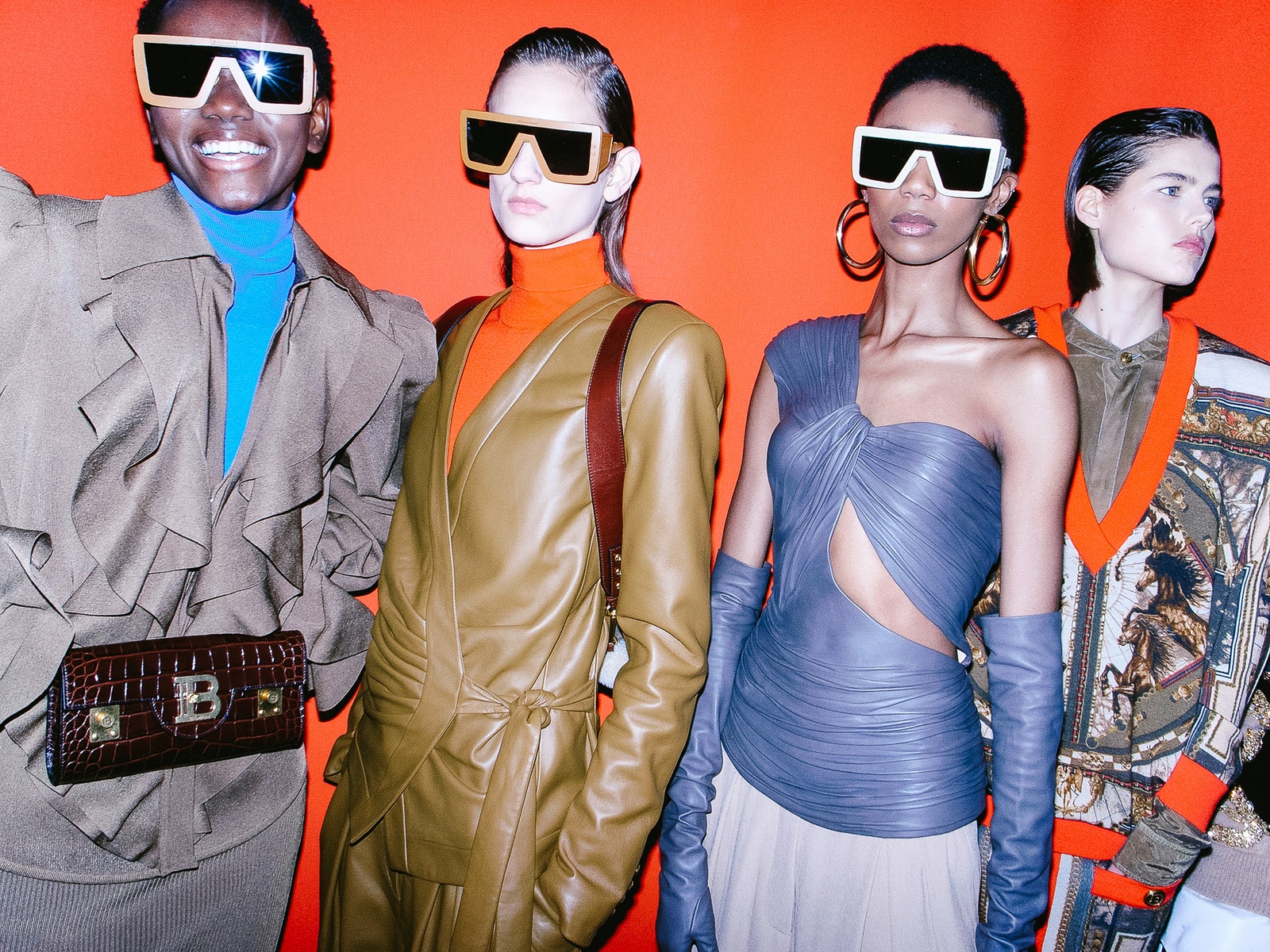 Backstage de Balmain FW 2020