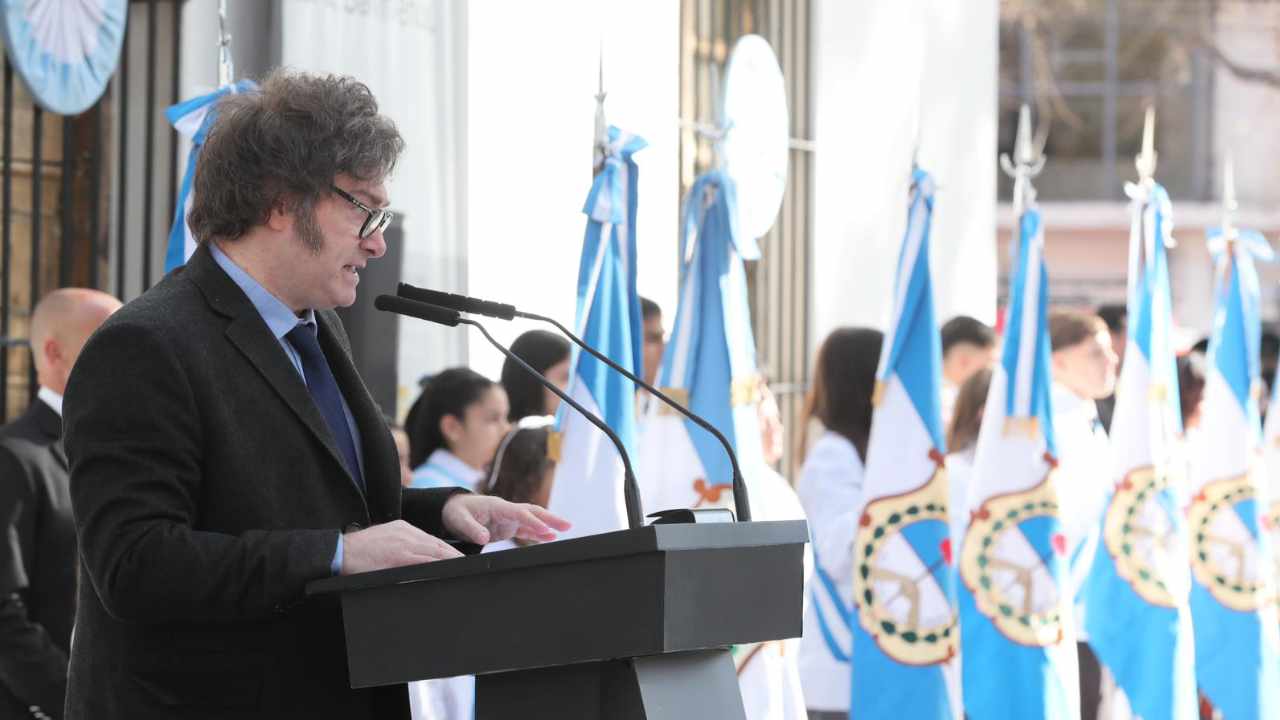 Milei plan de alfabetizacion presentacion san juan