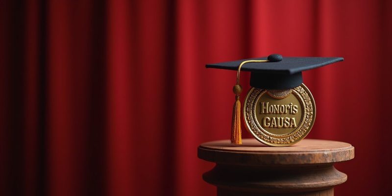 Un birrete, clásico para el otorgamiento de lo Honoris Causa