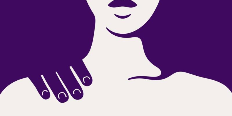 Ilustración acerca de la violencia de género